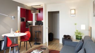 Apartment with one bedroom for four people