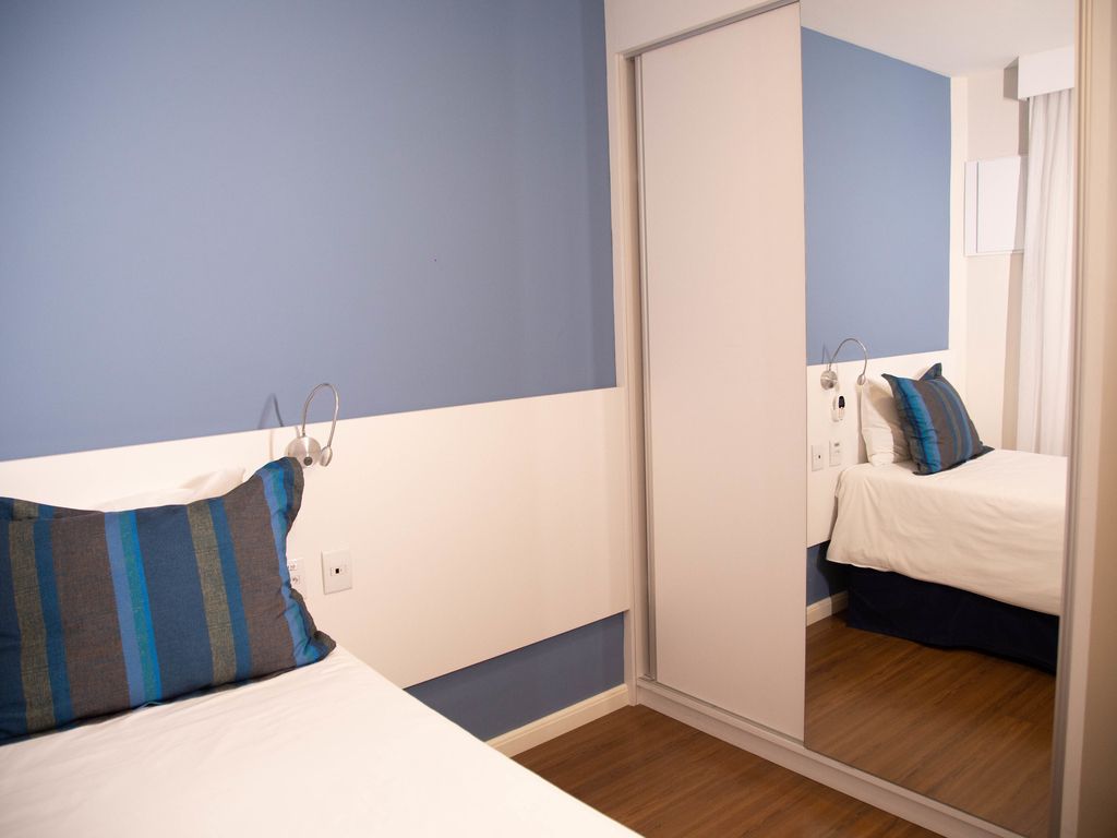 Apartamento standard premium com 1 cama de casal e uma cama de solteiro