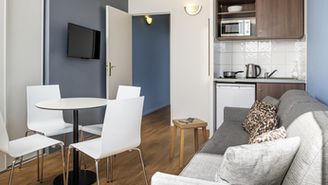 Apartment für 4 Personen mit Doppelbett