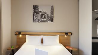 Habitación tipo estudio para 2 personas con una cama doble