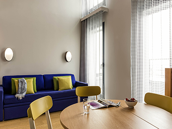 Studio für 4 Personen mit einem Doppelbett und einem Zwischengeschoss