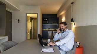 Chambre-bureau : appartement sans lit transformé en bureau