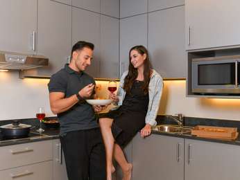 Apartment mit zwei Schlafzimmern, 2 Kingsize-Betten und 1 Einzelschlafsofa